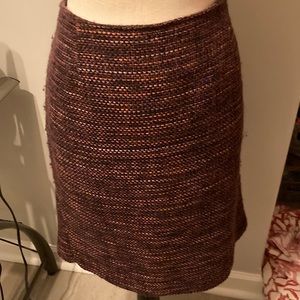 Cute and fun A-line tweed purple skirt! Slightly used, like new!